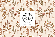 Rustic Blooms Seamless Pattern, a Pattern Graphic by OwlAndFern (Thumbnail 1 of 14)