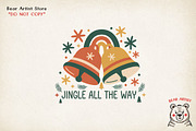 Retro Christmas Hand-drawn PNG, a Graphic by GlitterCraft (Thumbnail 87 of 101)