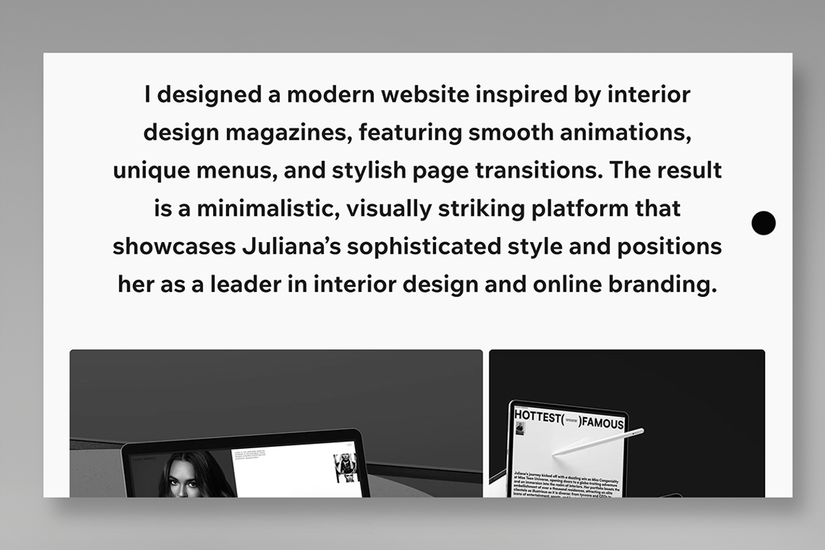 Minimal Portfolio Template preview 4