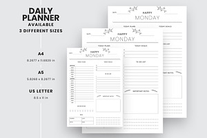 Ultimate Daily Planner Sheet