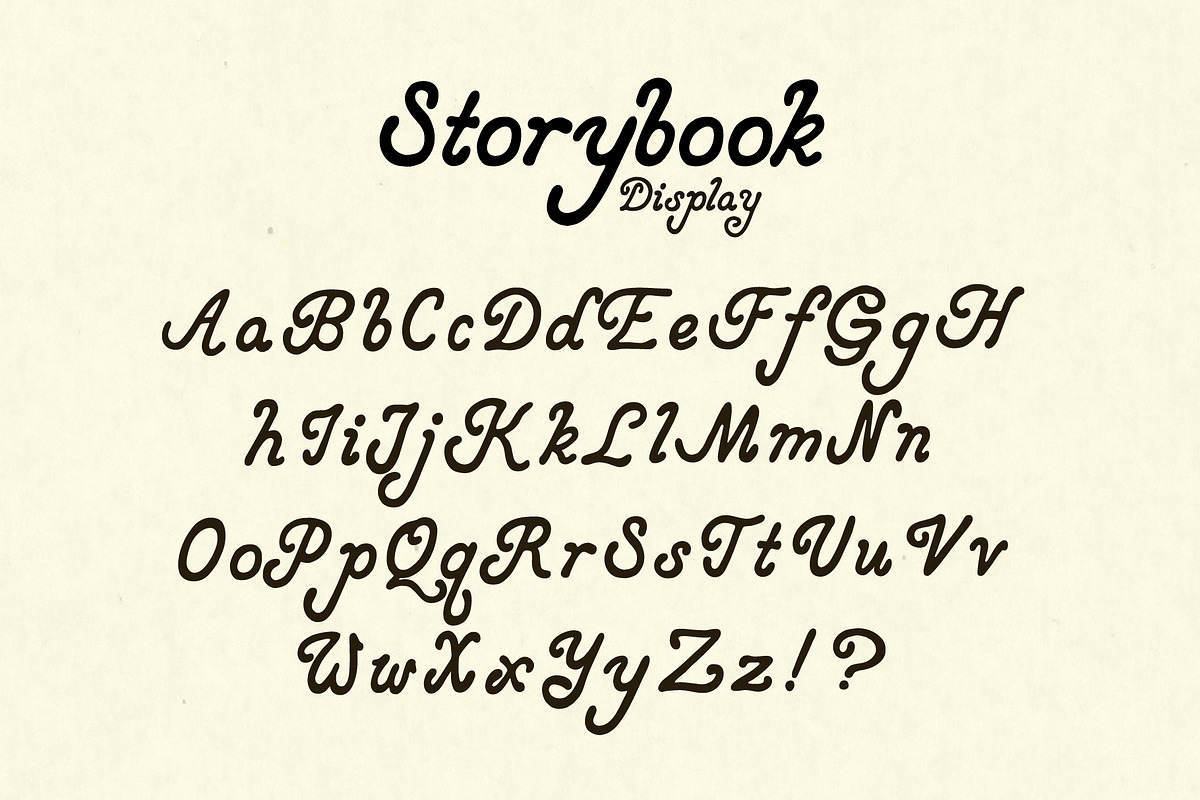 Storybook - Retro Hand-drawn Italic, a Handwritten Font by Studio Funshop by Kelli (Photo 8 of 9)