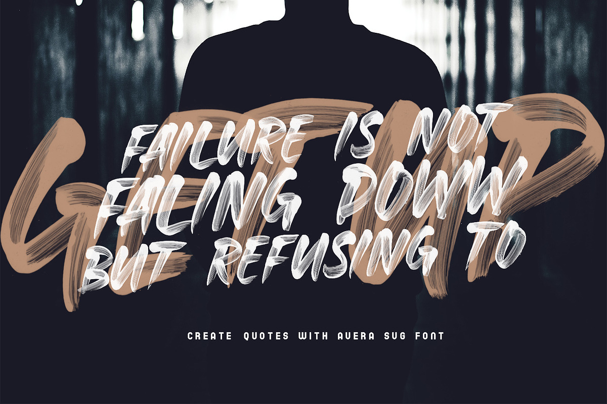 Aversa SVG Font + 27 Brushes preview 3