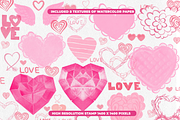 85 Romantic Brush Stamps Procreate, a Brush Add-On by Graphics Resources (Thumbnail 11 of 11)