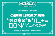 KHAIRA Typeface, a Font by DLVASTF Typesupply Co. (Thumbnail 7 of 8)