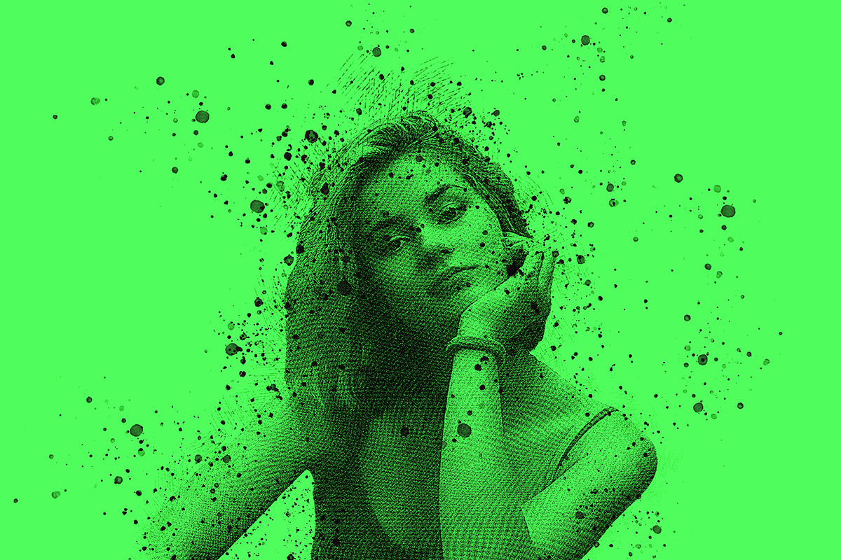 Risograph Effect Photoshop Action, an Action Add-On by Studio Retouch