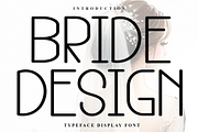Bride Design, a Sans Serif Font by InermediaSTUDIO (Thumbnail 1 of 7)