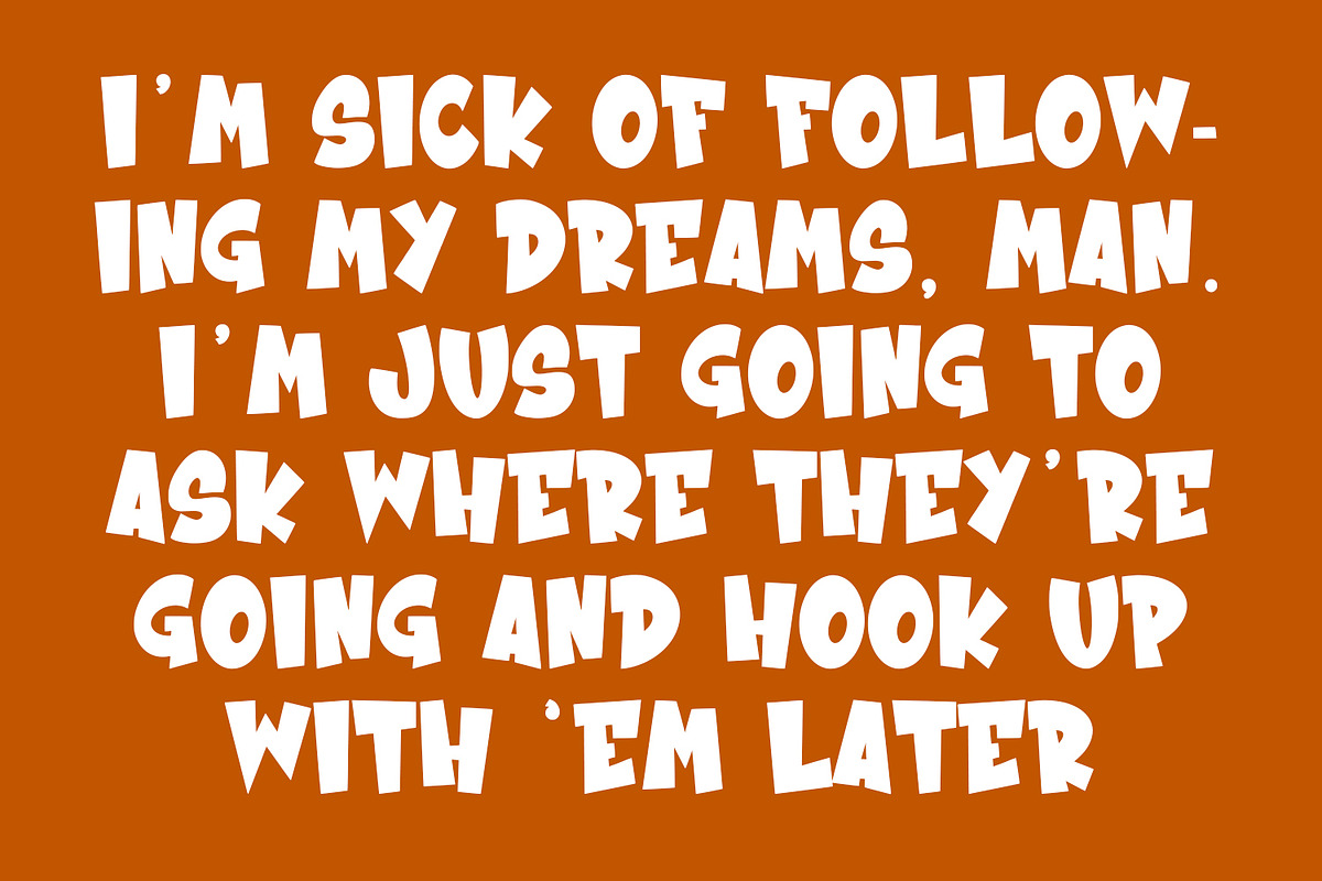 Boonzy Comic Display Font, a Sans Serif Font by Maulana Creative