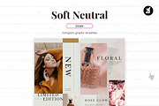 Soft neutral social media graphic, a Social Media Template by Chanut is industries (Thumbnail 5 of 11)