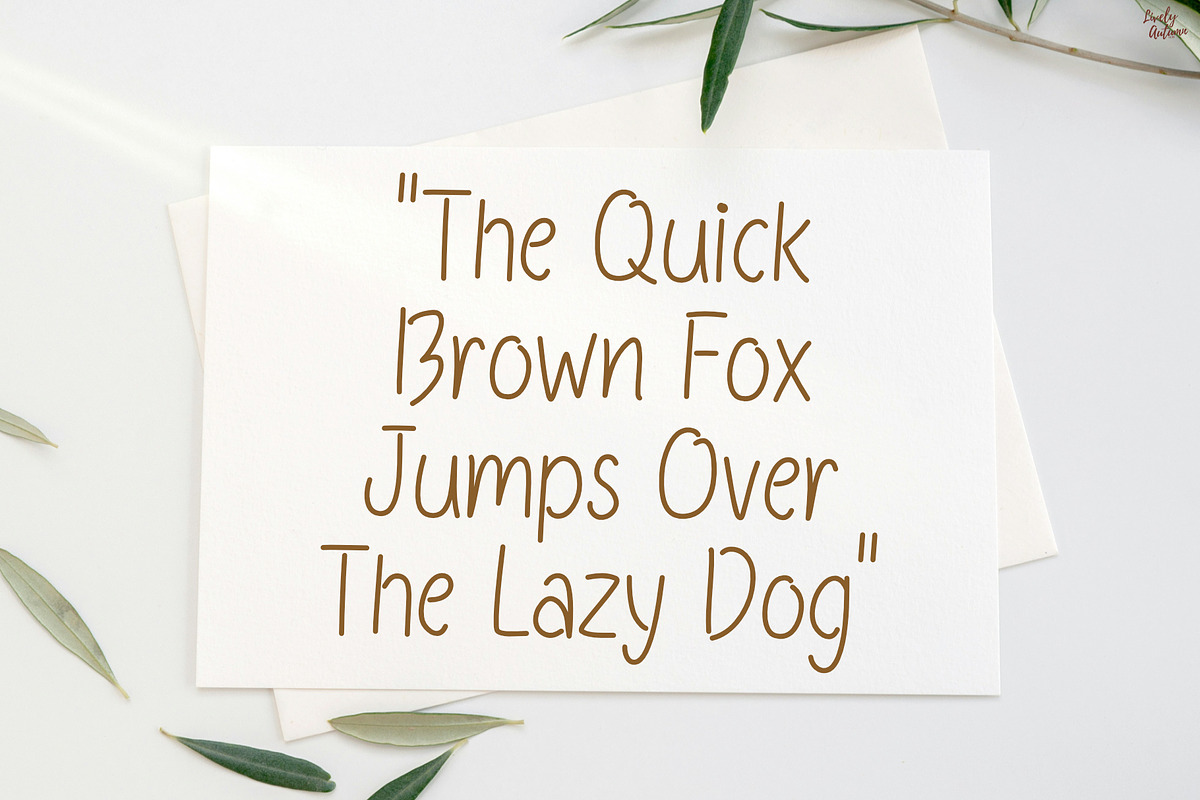 Morning Notes | Handwritting Font, a Handwritten Font by LivelyAutumn11.11 (Photo 4 of 4)