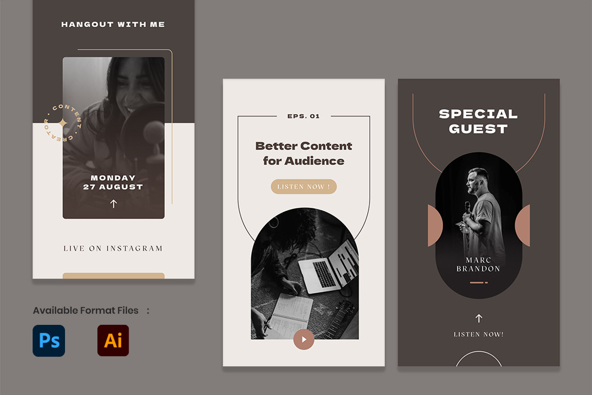 Content Creator Instagram Stories, a Social Media Template by Rahardi Creative (Photo 4 of 4)