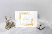 LUXE CHRISTMAS Deep Green & Gold, a Decorative Illustration by Catch the Dream Art (Thumbnail 7 of 13)