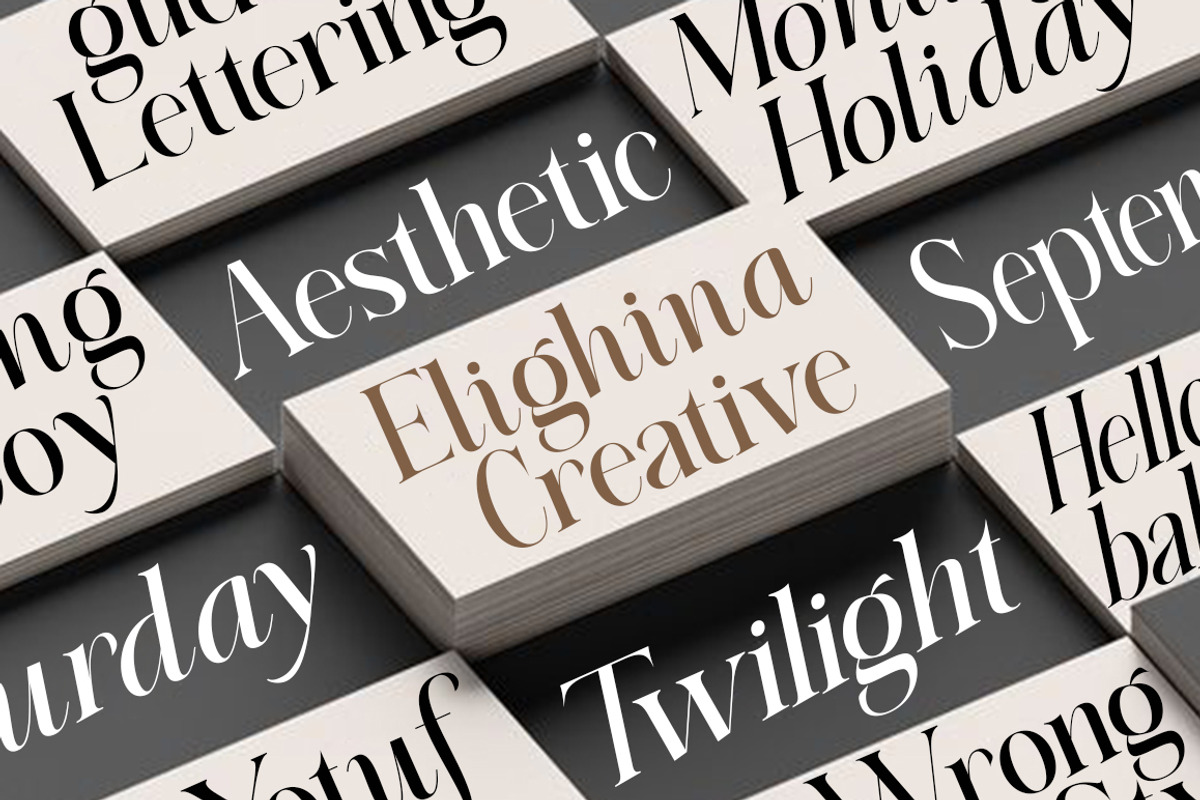 Elighina Serif, a Serif Font by TM Type (Photo 5 of 15)