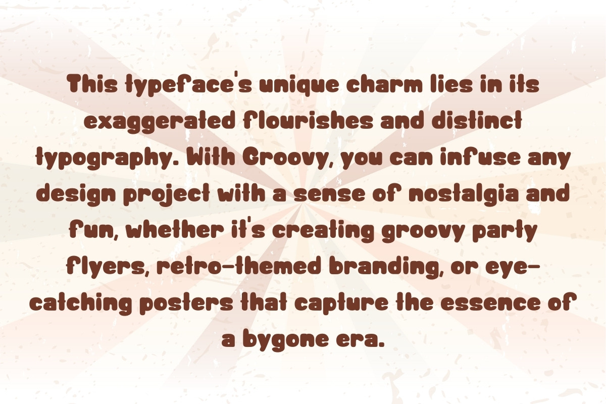 Magic Groovy Era - Handwritten, a Handwritten Font by Charmingbear59.design (Photo 3 of 5)