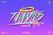 Dream Floyd | Retro Brush Font, a Blackletter Font by Ardana Creative (Thumbnail 11 of 11)