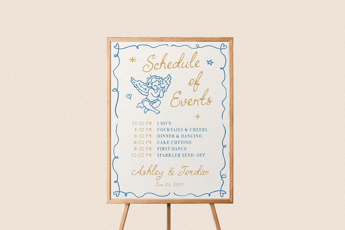 Whimsy Feast Whimsical Wedding Font, a Handwritten Font by Ayya Studio (Photo 9 of 18)