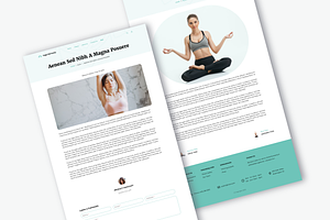 Yoga Harmony - Website Template