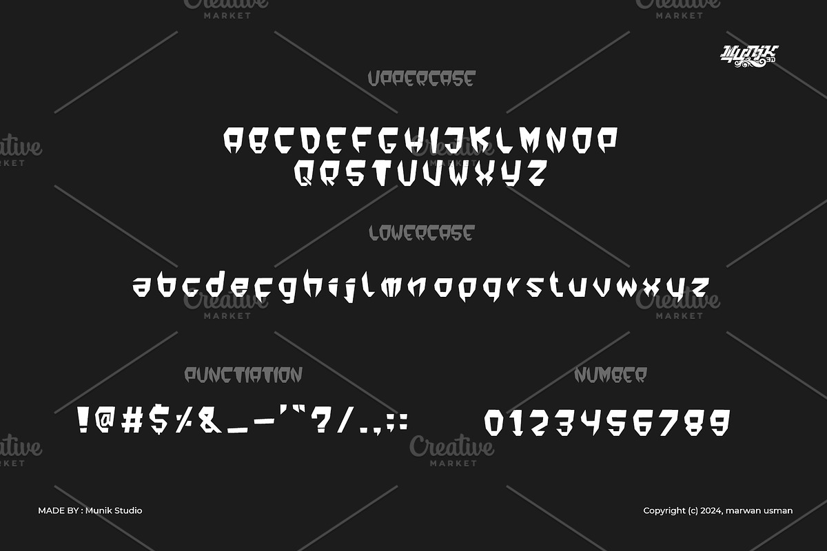 LABACO REGULAR FONT, a Sans Serif Font by MUNIK STUDIO 3D (Photo 2 of 6)