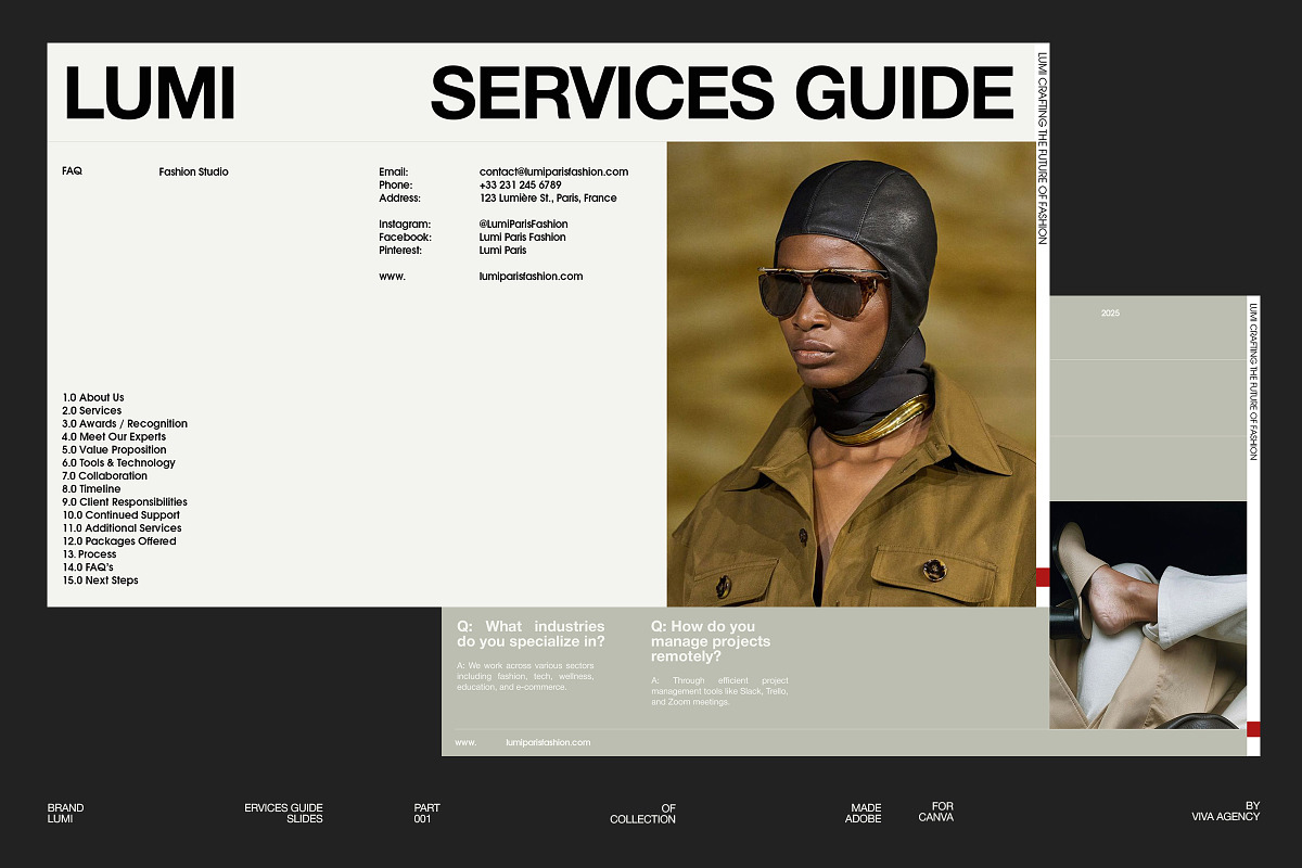 LUMI | Services Guide, a Presentation Template by Viva Agency (Photo 9 of 10)