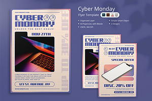 Lampata - Cyber Monday Flyer, a Flyer Template by Attype