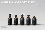 Amber Glass Scene Creator, a Packaging Mockup by KIPET (Thumbnail 8 of 14)