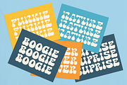 Mag Funky - Retro Groovy Font, a Sans Serif Font by Holyline Design (Thumbnail 7 of 13)