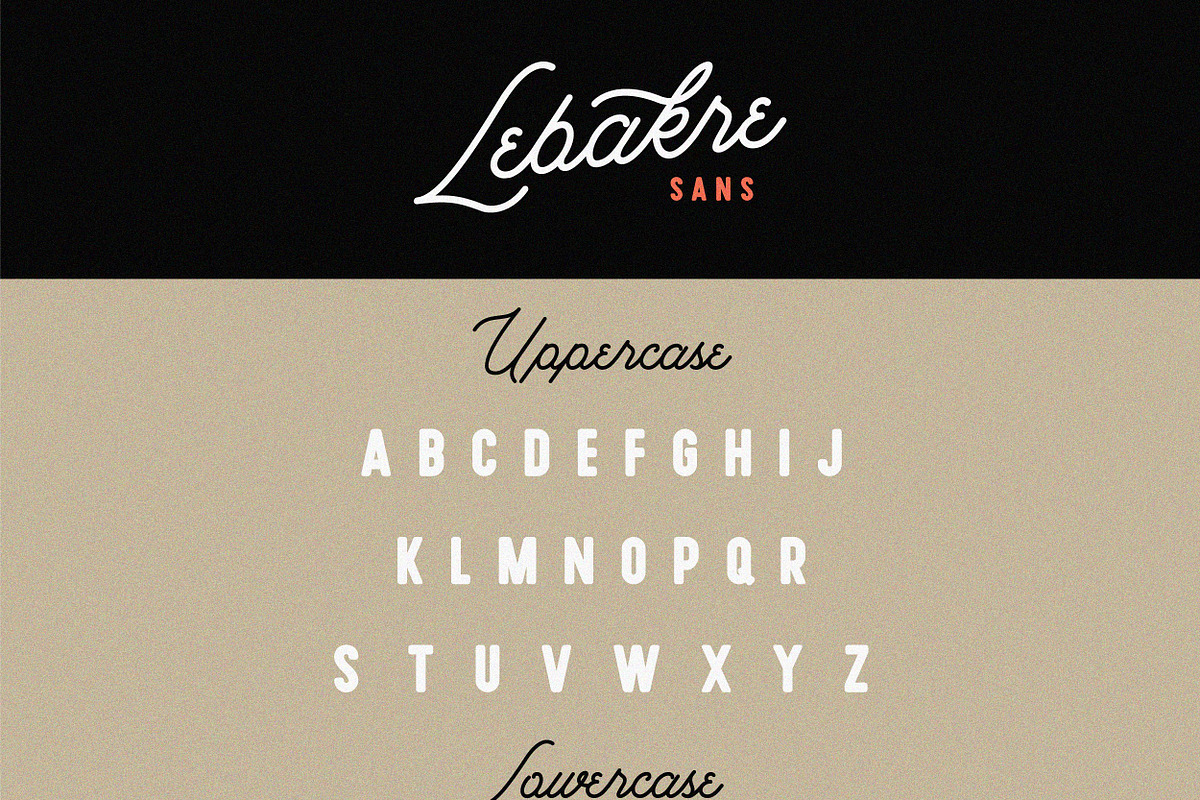 Lebakre Font Duo preview 4