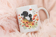 Poppy Mother's Day Watercolor Png, an Illustration by RobertsArt (Thumbnail 4 of 7)