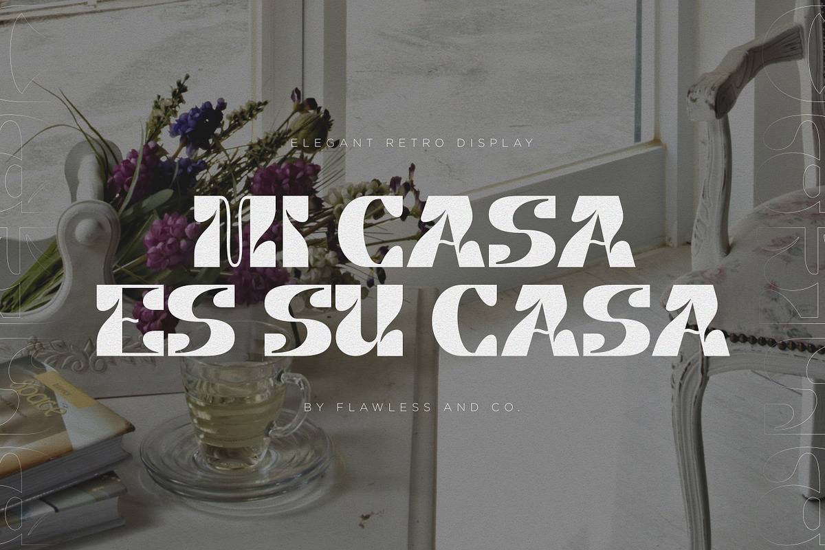 Caysa - Elegant Display Font, a Sans Serif Font by Flawless And Co (Photo 7 of 10)