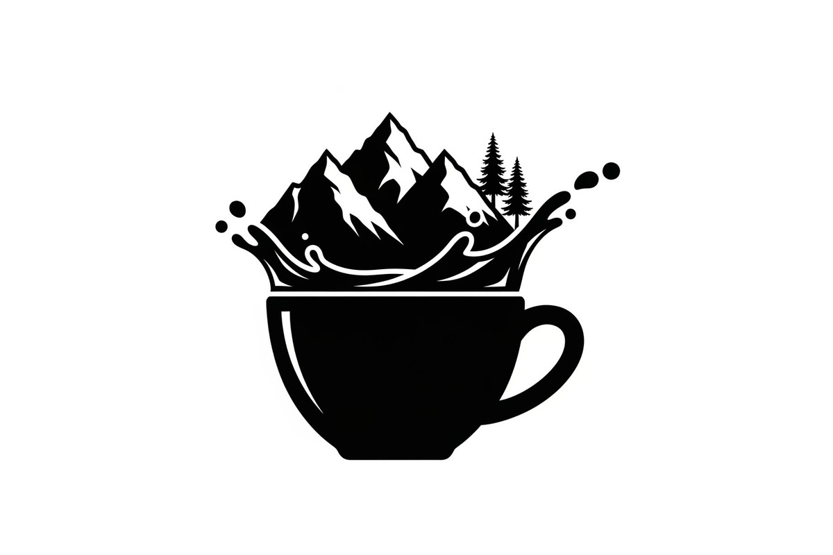 Mountain Coffee Cup Design Bundle, an Illustration by yasushie (Photo 8 of 31)