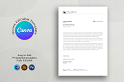 Letterhead, a Stationery Template by DesignDevisers (Thumbnail 1 of 10)