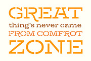 Gora Stencil – Reg & Bold, a Slab Serif Font by Russian Fonts (Thumbnail 7 of 9)