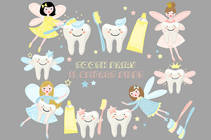 Tooth Fairy Clipart Teeth Caracter