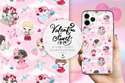 Valentine Cupid Seamless Patterns, a Pattern Graphic by KaramfilaS (Thumbnail 5 of 12)
