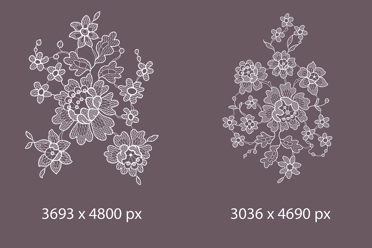 Lace patterns, ribbons, cliparts., a Pattern Graphic by Ajuga (Photo 5 of 10)
