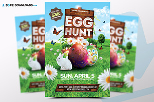 Easter Egg Hunt Flyer Template