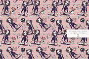 Funny Gothic Valentine Patterns, a Pattern Graphic by KaramfilaS (Thumbnail 7 of 16)