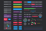 Flat UI Web Kit, an UI Kit Template by ChrisFarina (Thumbnail 1 of 4)
