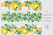 Pomelo Fruit Watercolor Collection, a Food Illustration by SashaKondr (Thumbnail 13 of 13)