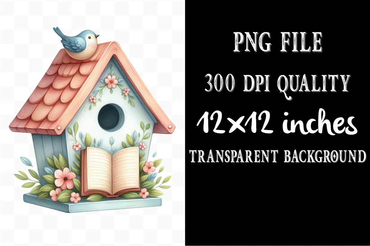 Pastel Cottage Shabby Chic Books, an Illustration by Designking (Photo 4 of 4)
