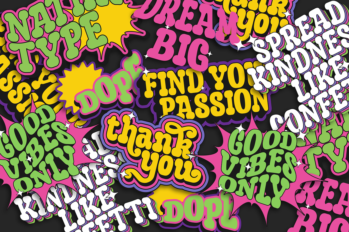 Pickey Pop, a Symbol Font by Nathatype (Photo 2 of 10)