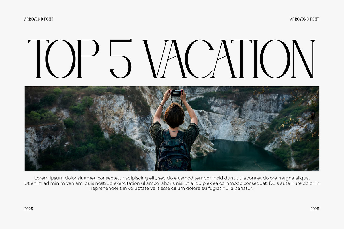 Arroyond - Modern Serif Fpnt, a Serif Font by Rishsketch (Photo 7 of 15)