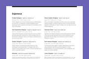 Professional Resume Set 1 Vertical, a Resume Template by DEFNST (Thumbnail 5 of 9)
