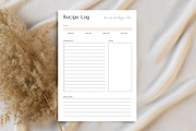 Recipe Log, a Stationery Template by DesignDevisers (Thumbnail 1 of 10)
