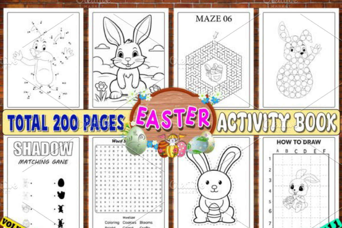 EASTER ACTIVITY BOOK for KIDS - KDP, a Seasonal Illustration by Ink Gallery (Photo 1 of 3)