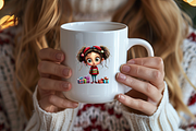 SUPER QUIRKY CHRISTMAS CLIPART PACK, a Person Illustration by Daring Digies (Thumbnail 9 of 9)