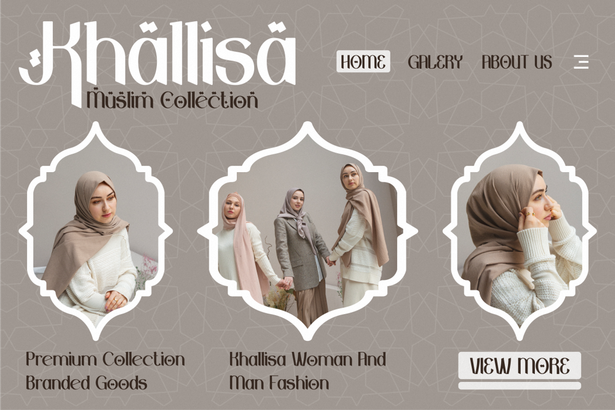 Kallhad - Arabic Style Font, a Sans Serif Font by MaikoHatta (Photo 4 of 9)