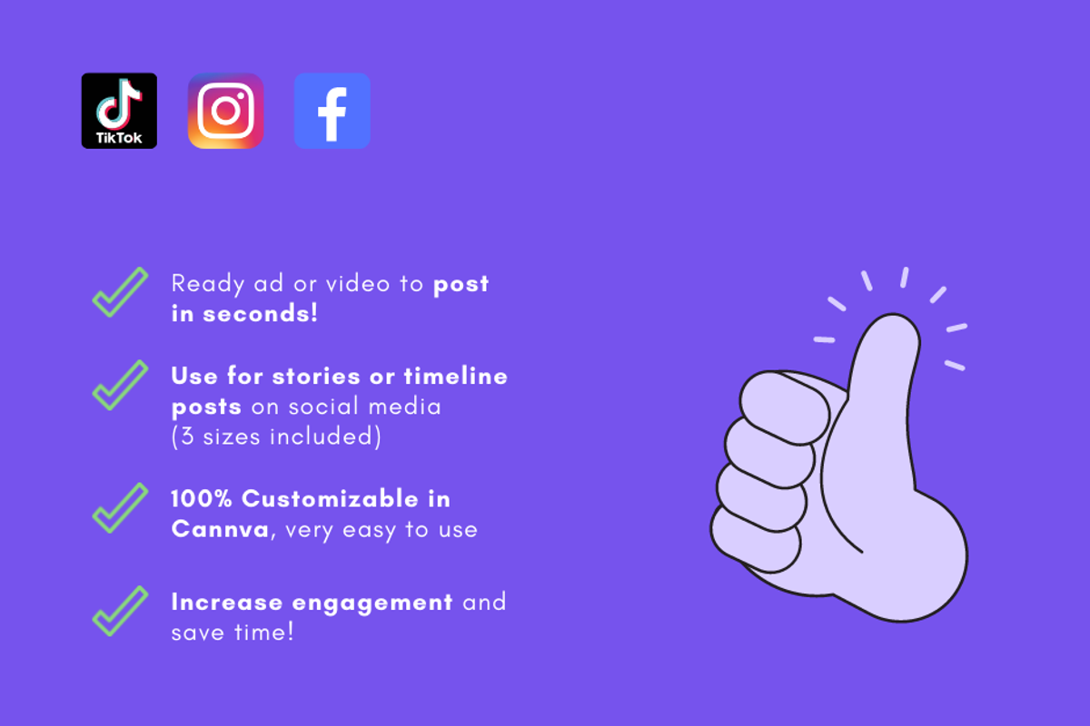 Educational TikTok Canva Template, a Social Media Template by TheWittly (Photo 2 of 4)