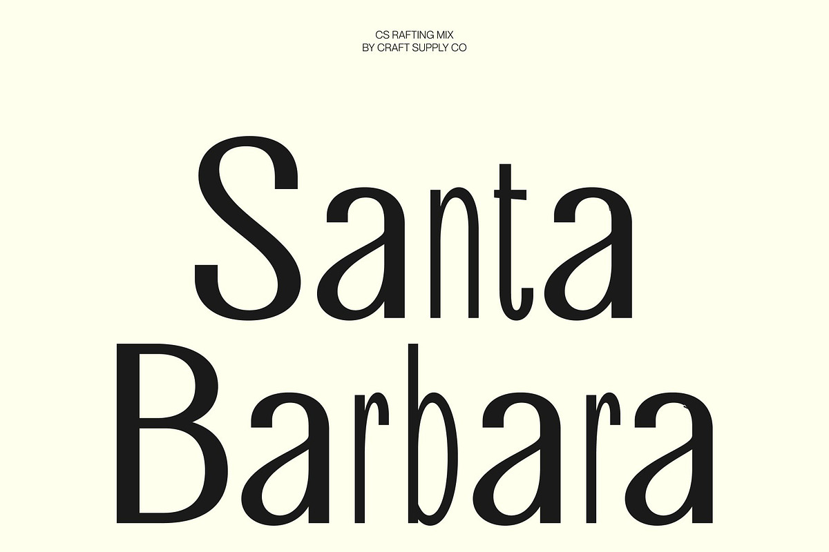 CS Rafting Mix, a Sans Serif Font by Craft Supply Co. (Photo 2 of 8)