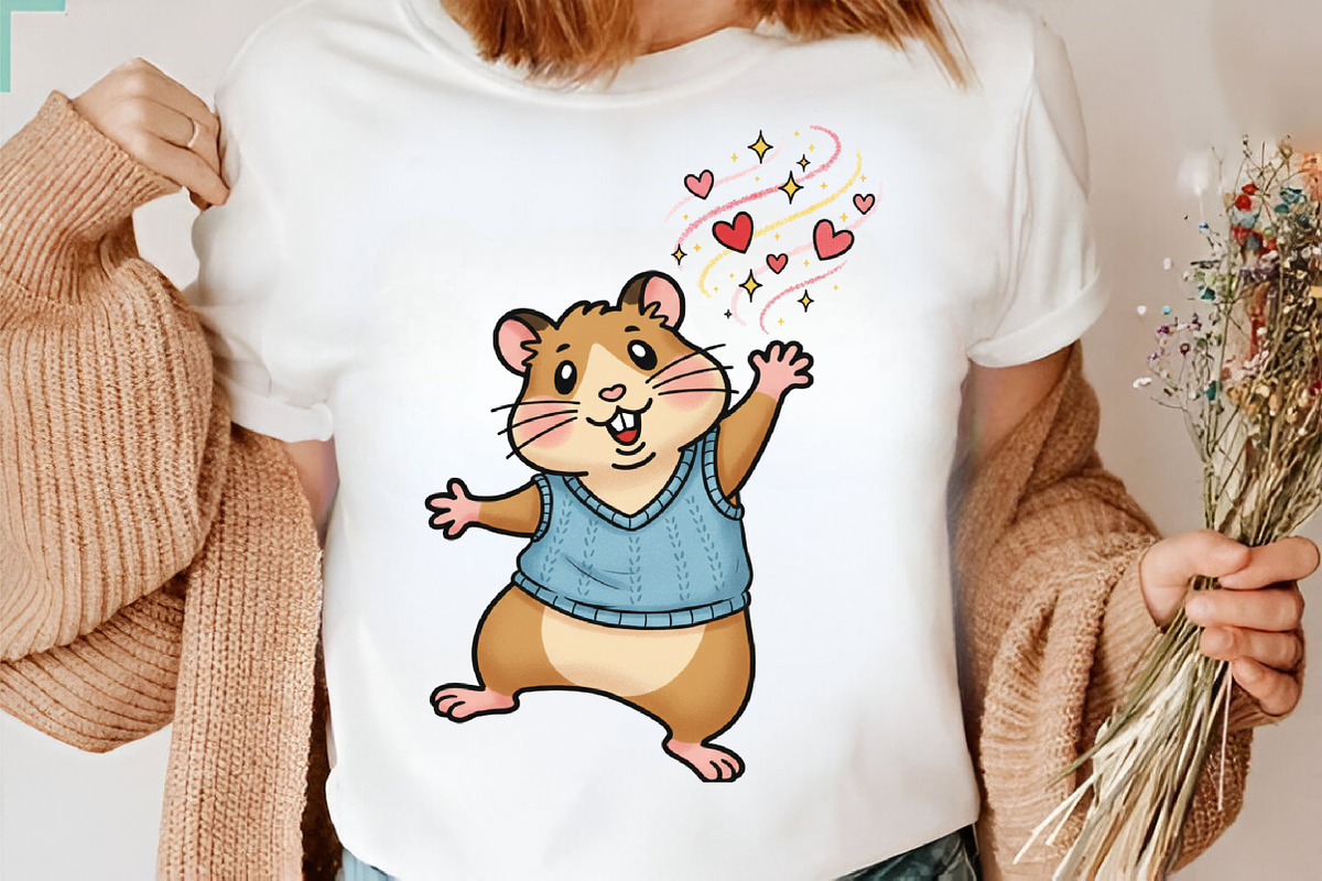 Hamster Hearts Valentine Clipart, an Illustration by Designking (Photo 5 of 6)