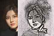 Raff Sketch Art Action, an Action Add-On by DesignCave (Thumbnail 3 of 5)